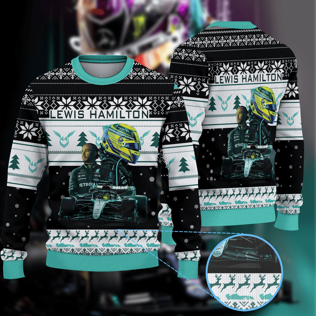Lewis Hamilton Ugly Sweater