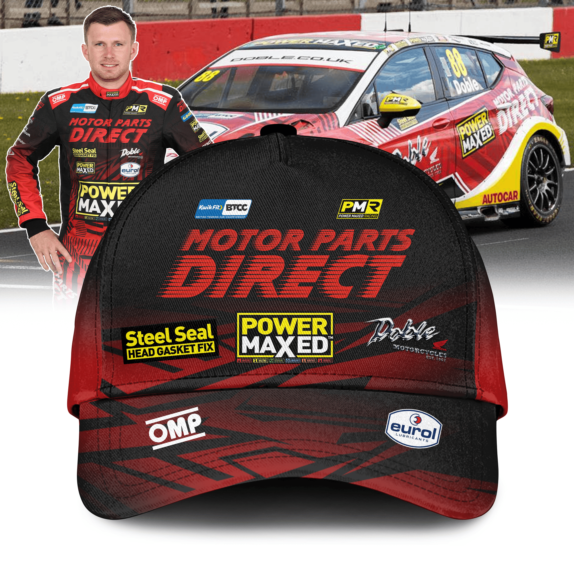 Motor Parts Direct with Power Maxed Racing BTCC Classic Cap