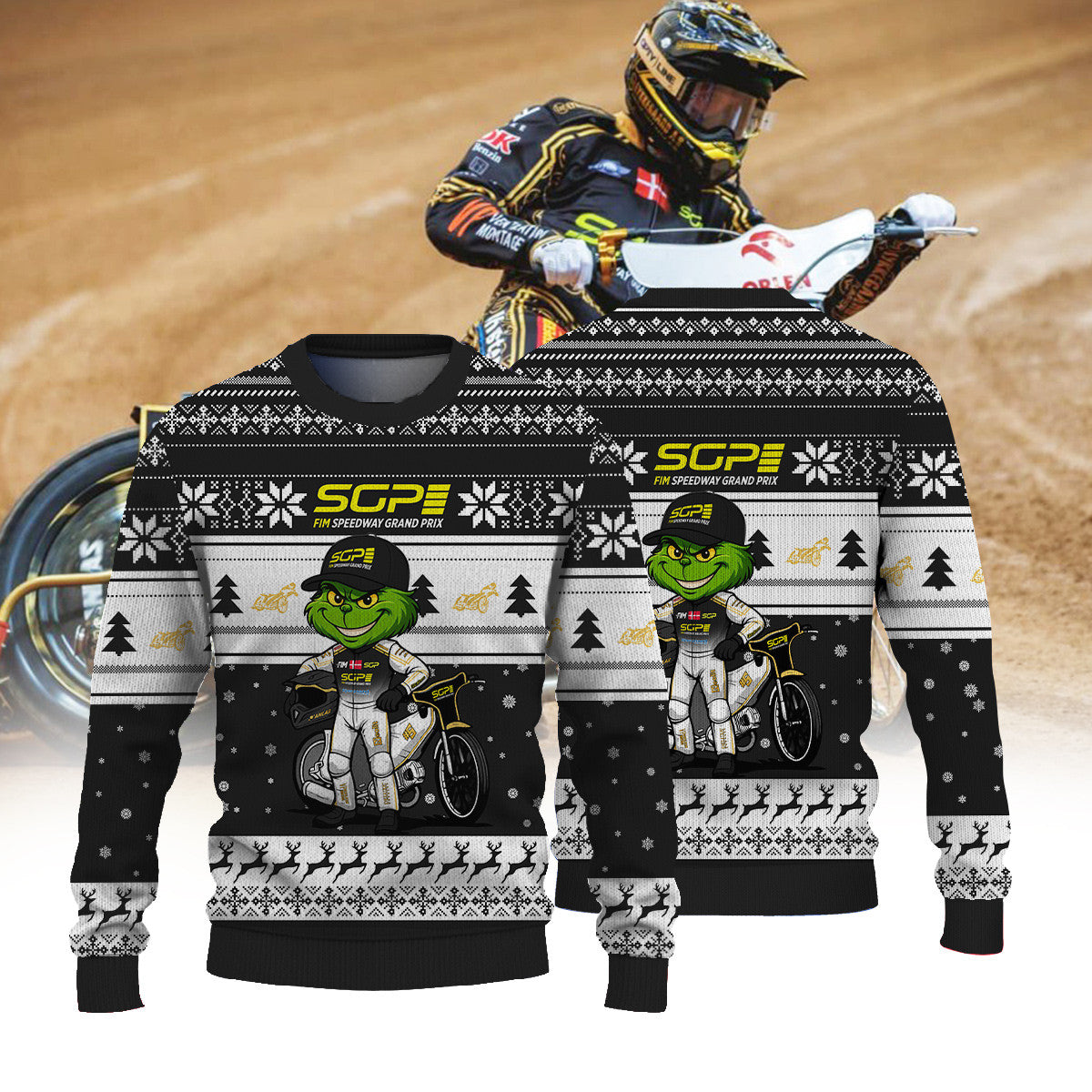 Anders Thomsen × Grinch | FIM Speedway SGP Christmas Ugly Sweater