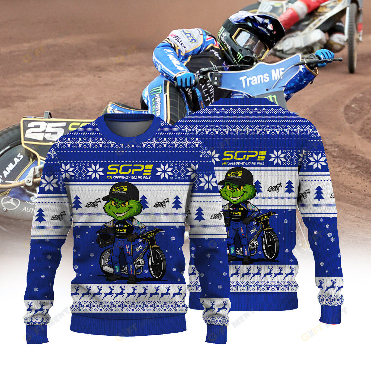 Jack Holder × Grinch | FIM Speedway SGP Christmas Ugly Sweater