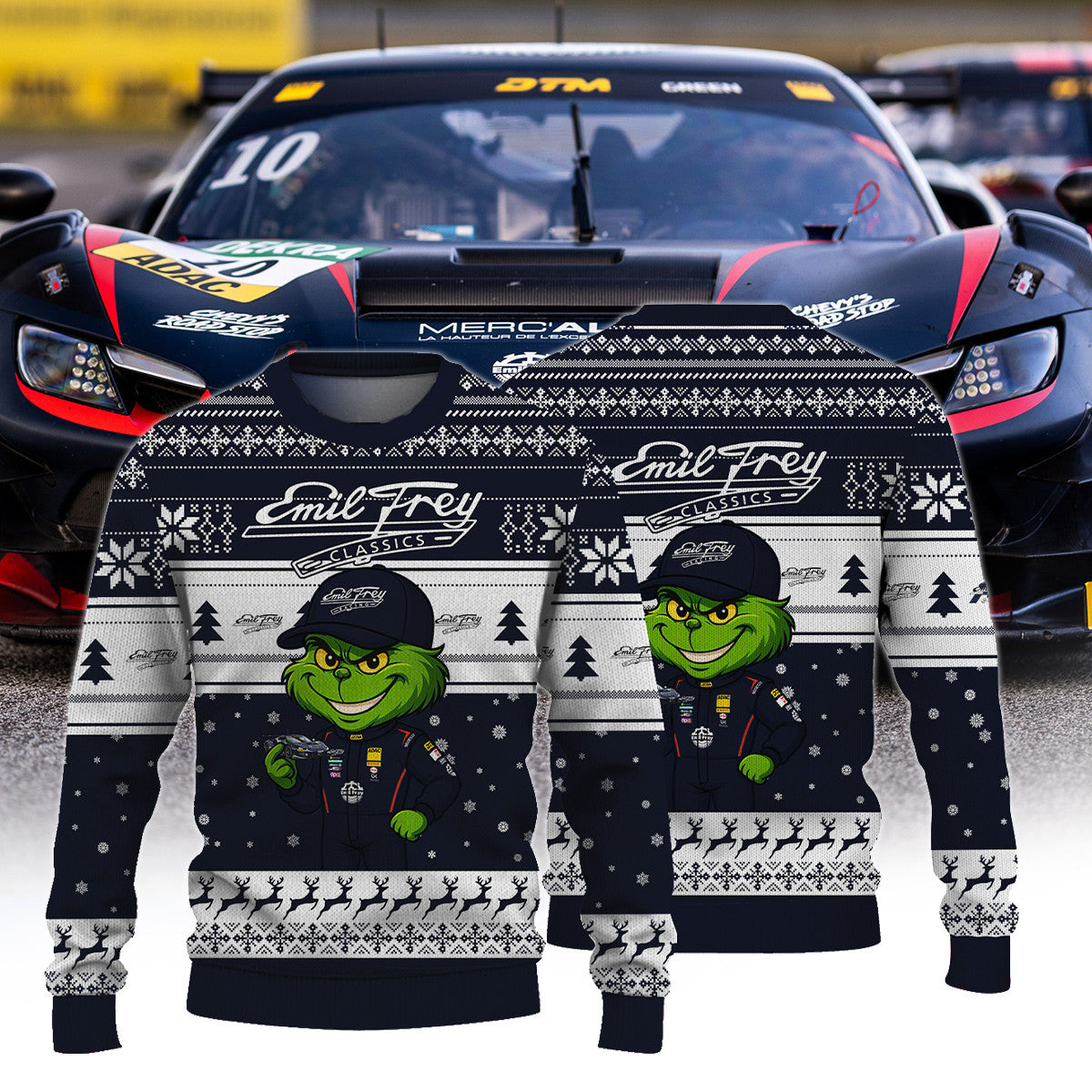 Emil Frey Racing DTM × Grinch Ugly Christmas Sweater