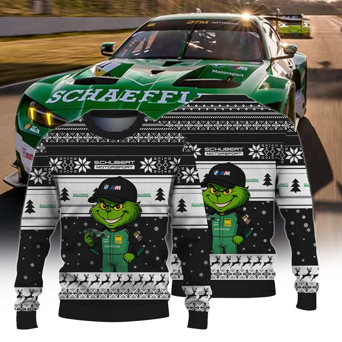 Schubert Motorsport DTM × Grinch Ugly Christmas Sweater