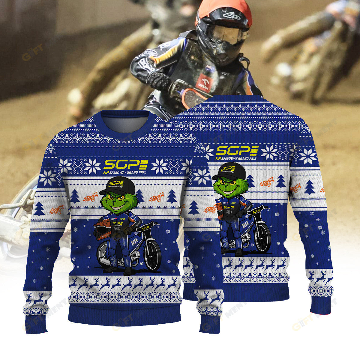 Brady Kurtz × Grinch | FIM Speedway SGP Christmas Ugly Sweater