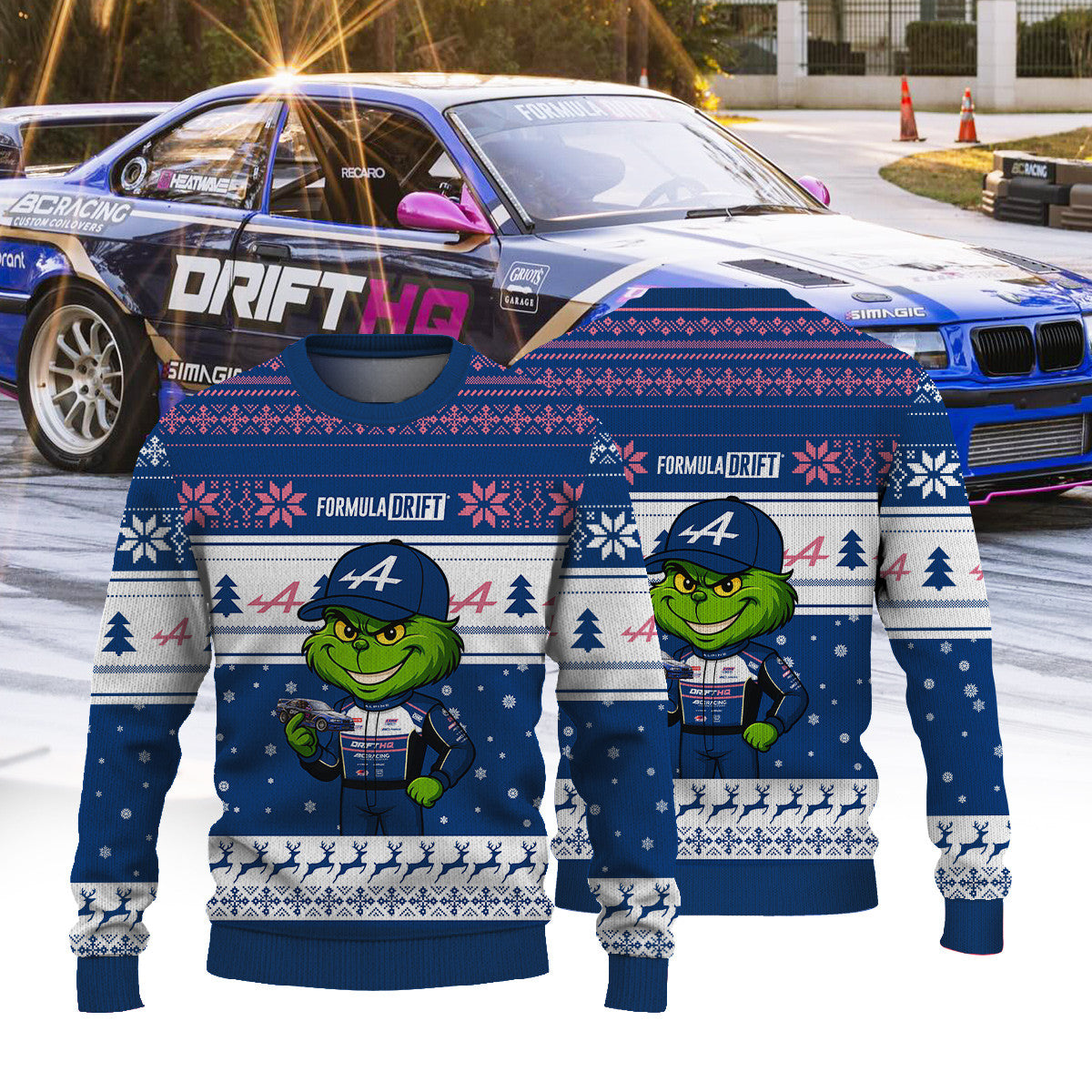 LZMFG Adam LZ × Grinch Ugly Christmas Sweater
