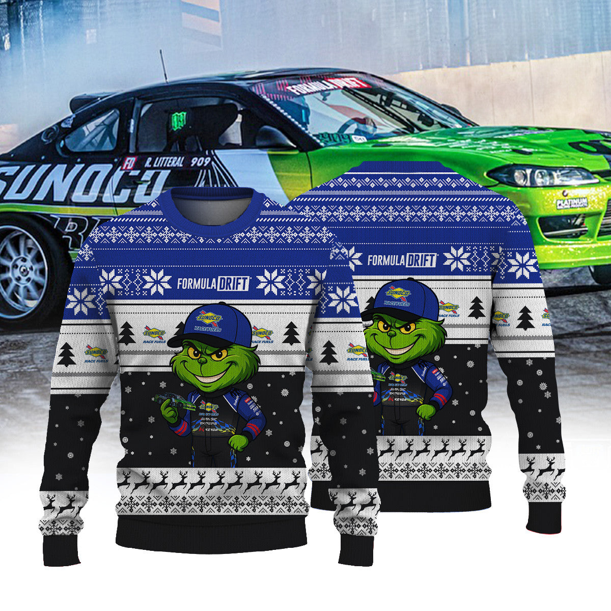 Ryan Litteral Racing Ryan Litteral × Grinch Ugly Christmas Sweater