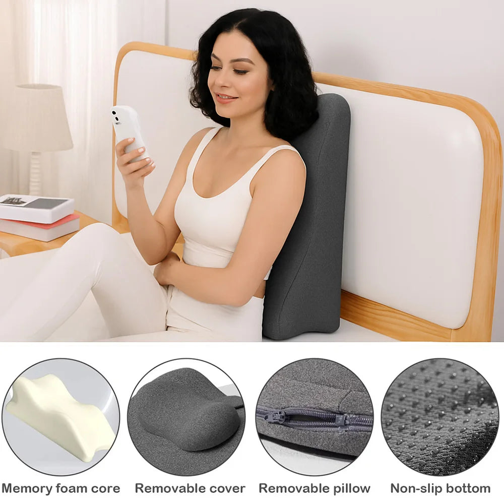 Lie On The Bed Sleeping Pillow Wedge Pillow for Acid Reflux ,Couple's Lying Pillow Prone Position Ergonomic Pillow for Reading