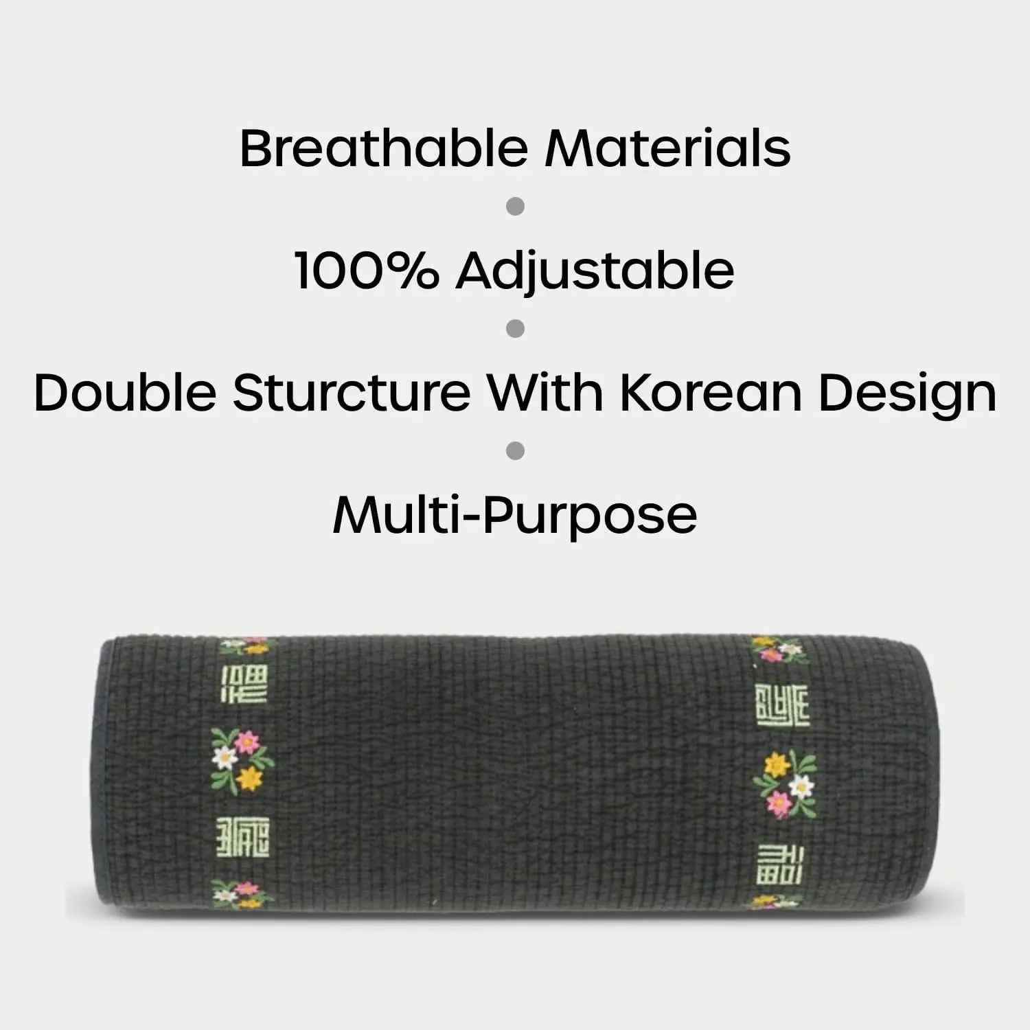 Adjustable Buckwheat Neck Pillow with Organic Cover for Firm Support and Comfortable Sleep