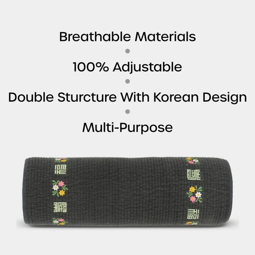 Adjustable Buckwheat Neck Pillow with Organic Cover for Firm Support and Comfortable Sleep