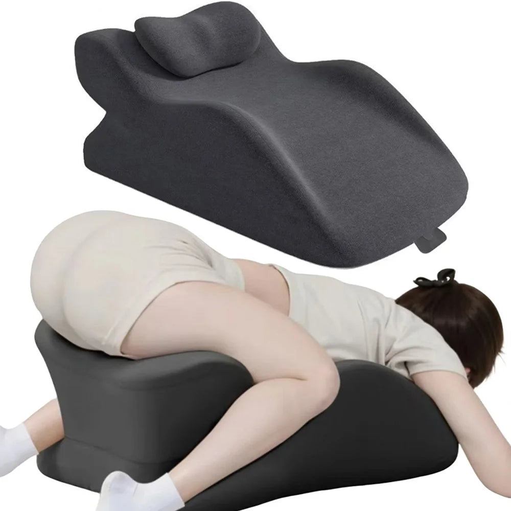 Lie On The Bed Sleeping Pillow Wedge Pillow for Acid Reflux ,Couple's Lying Pillow Prone Position Ergonomic Pillow for Reading